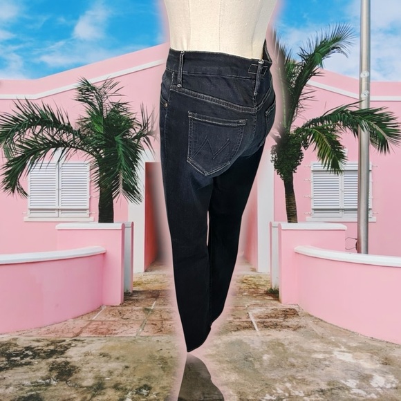 NWOT MOTHER Denim ‘High Waisted Looker’ Skinny Jeans in “Coffee, Tea or Me?” 25 - Picture 10 of 16